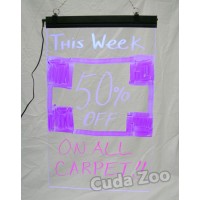 Affordable LED TY1220 Clear Writeable Illuminated LED Board, 20 x 12